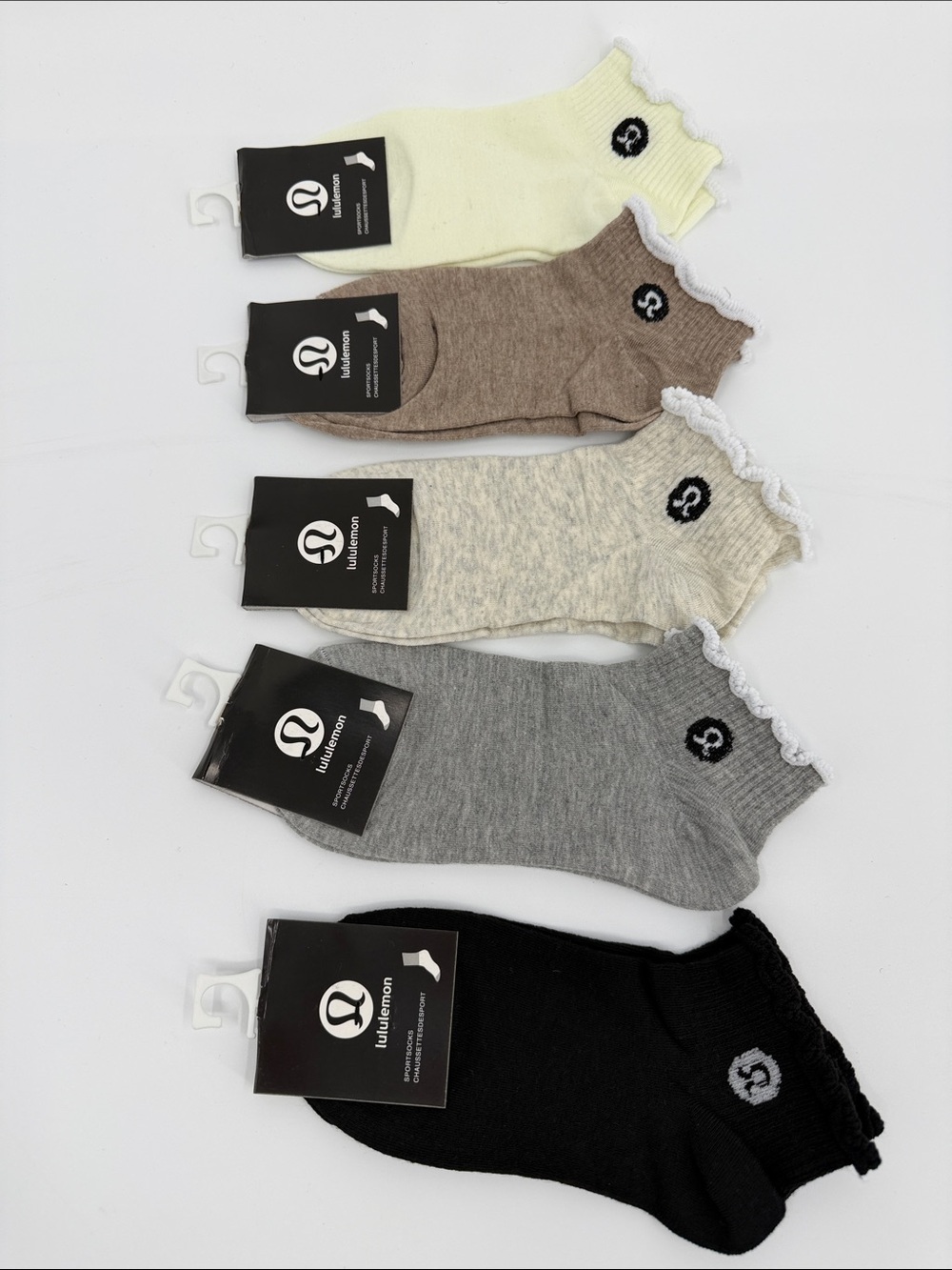 5 Pairs Lululemon Athletica Socks